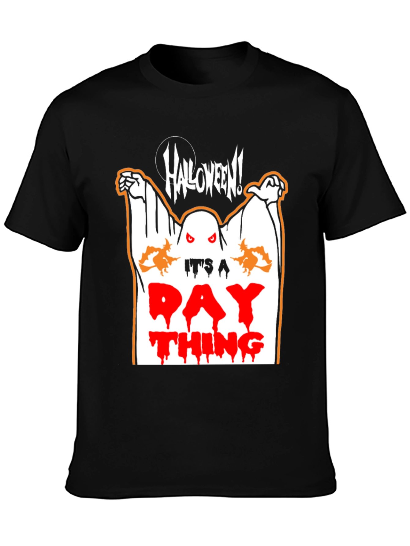 Halloween Ghost Graphic Tee - Its a Day Thing!