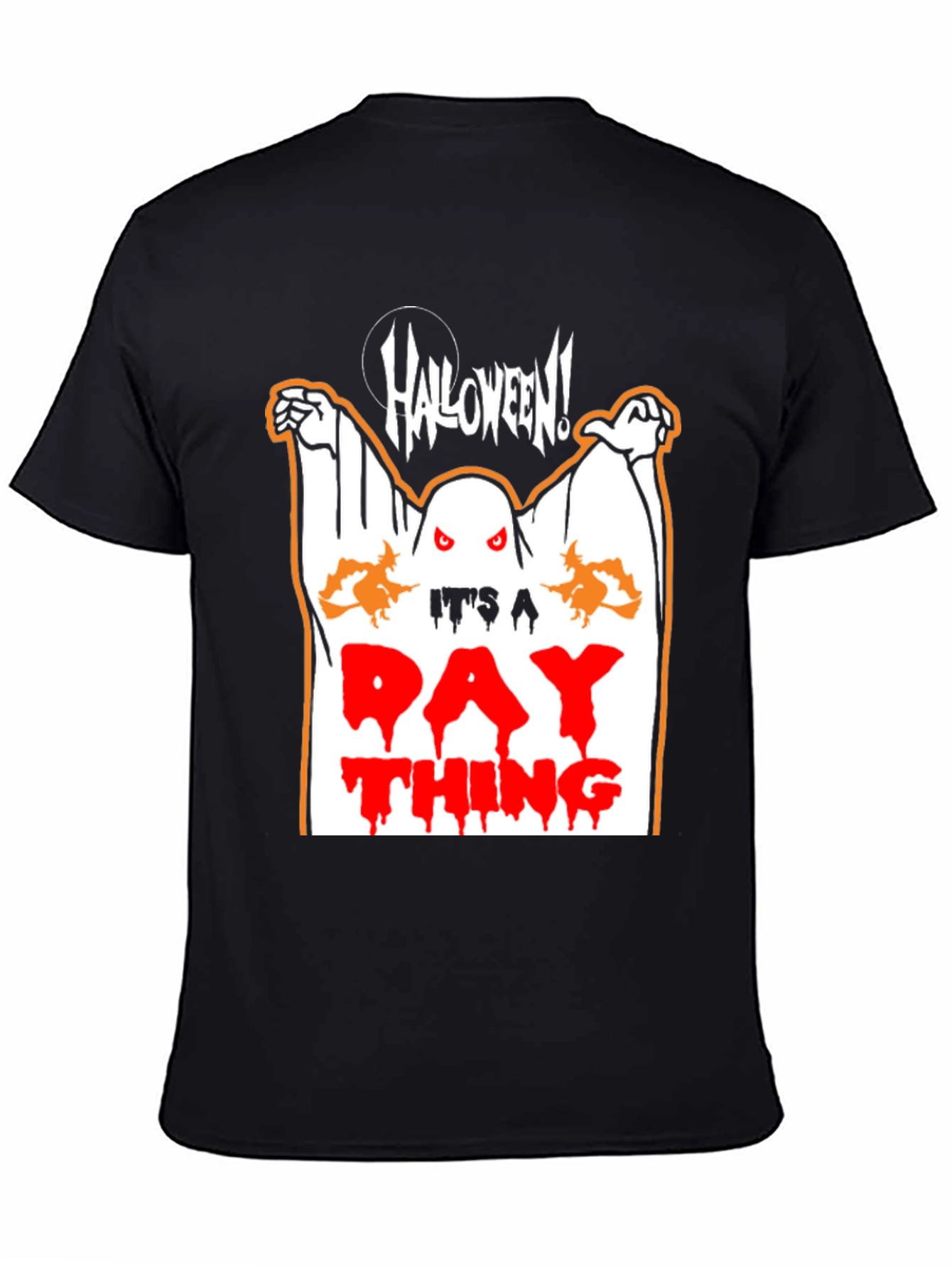 Halloween Ghost Graphic Tee - Its a Day Thing!