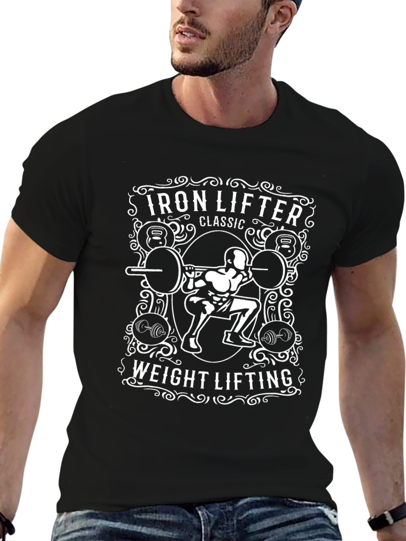 Iron Lifter Classic Weight Lifting T-Shirt