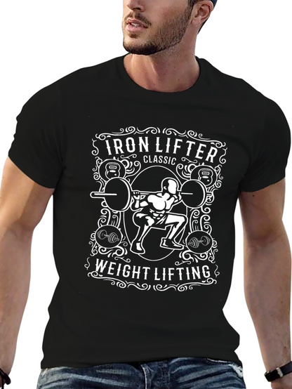 Iron Lifter Classic Weight Lifting T-Shirt