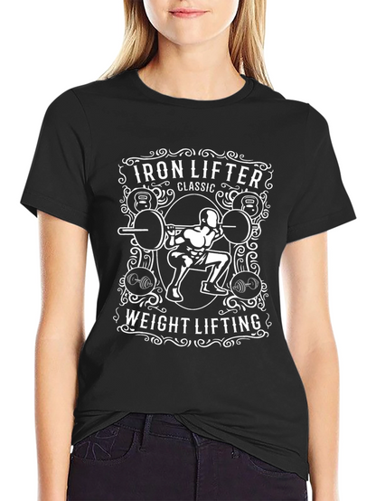 Iron Lifter Classic Weight Lifting T-Shirt