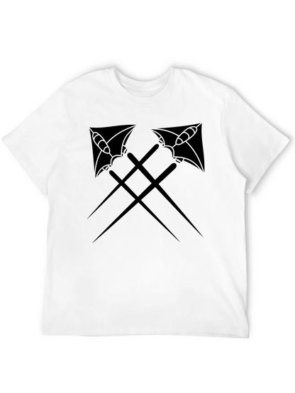 Axe Design Black T-Shirt