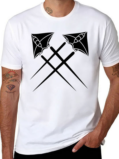 Axe Design Black T-Shirt