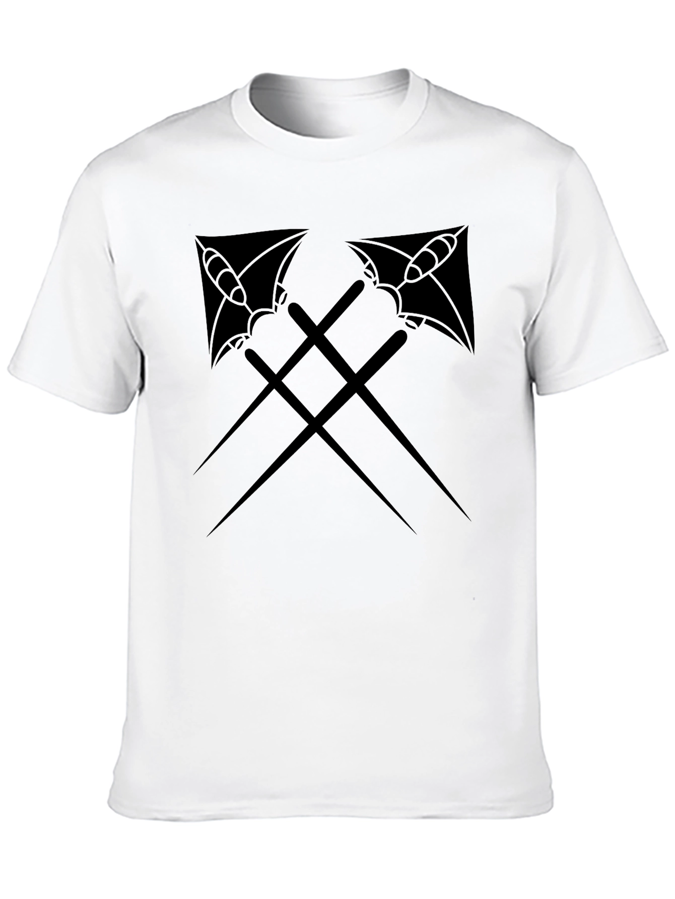 Axe Design Black T-Shirt
