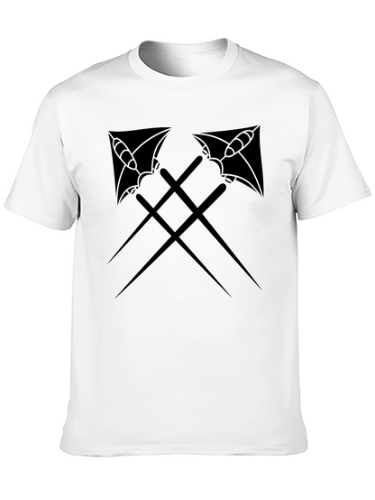 Axe Design Black T-Shirt