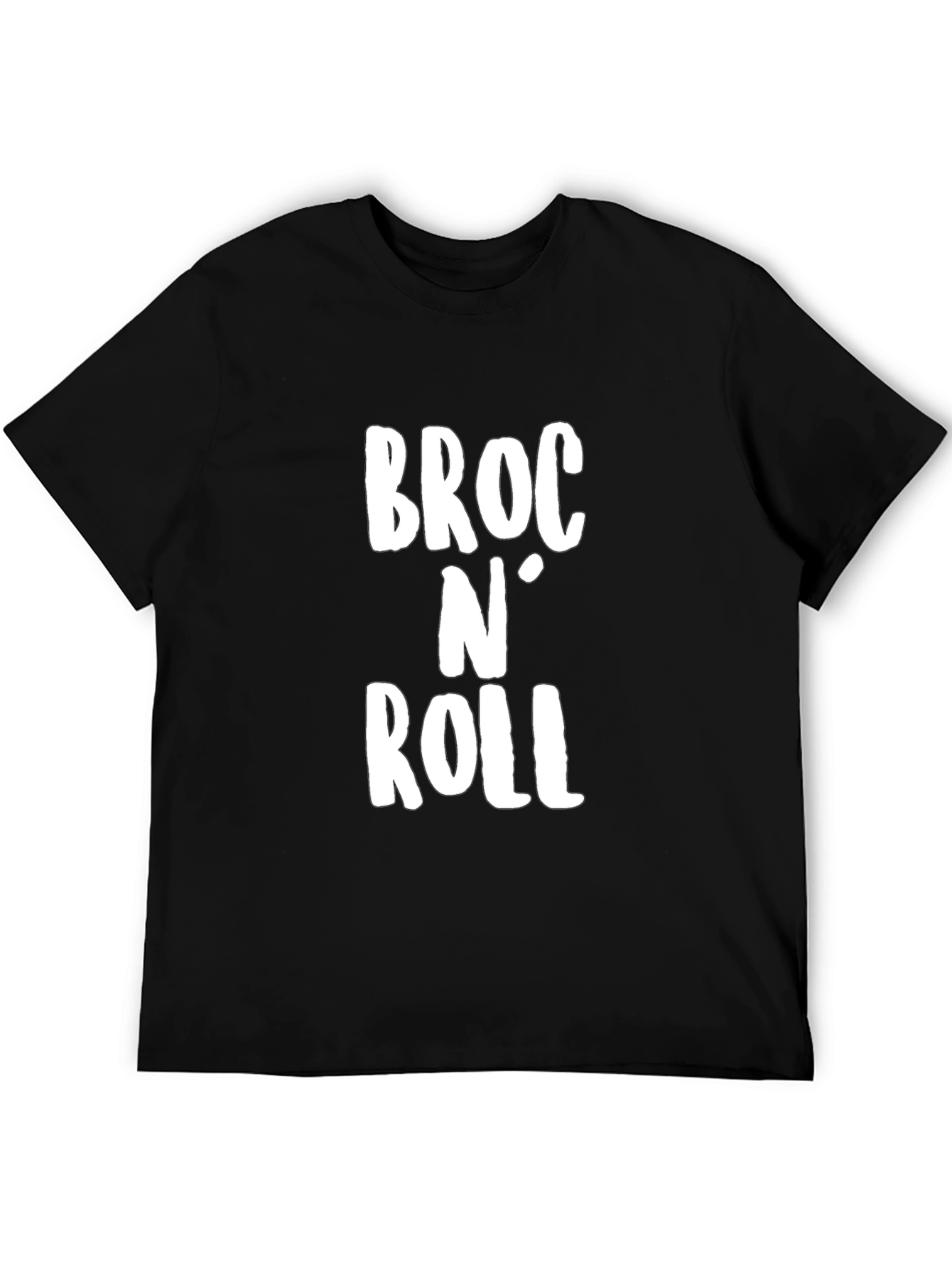 Broc N Roll Graphic Tee - Trendy Slogan T-Shirt