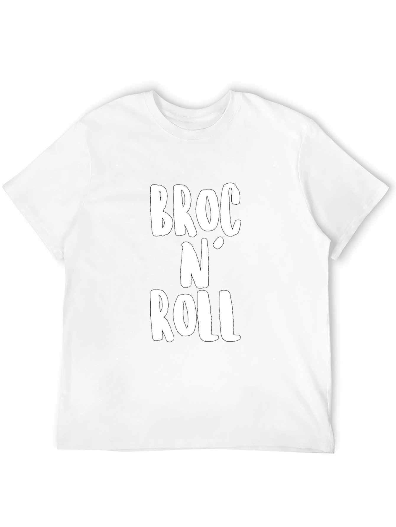 Broc N Roll Graphic Tee - Trendy Slogan T-Shirt