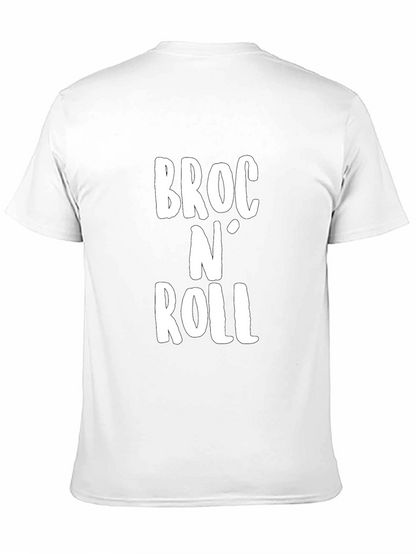 Broc N Roll Graphic Tee - Trendy Slogan T-Shirt
