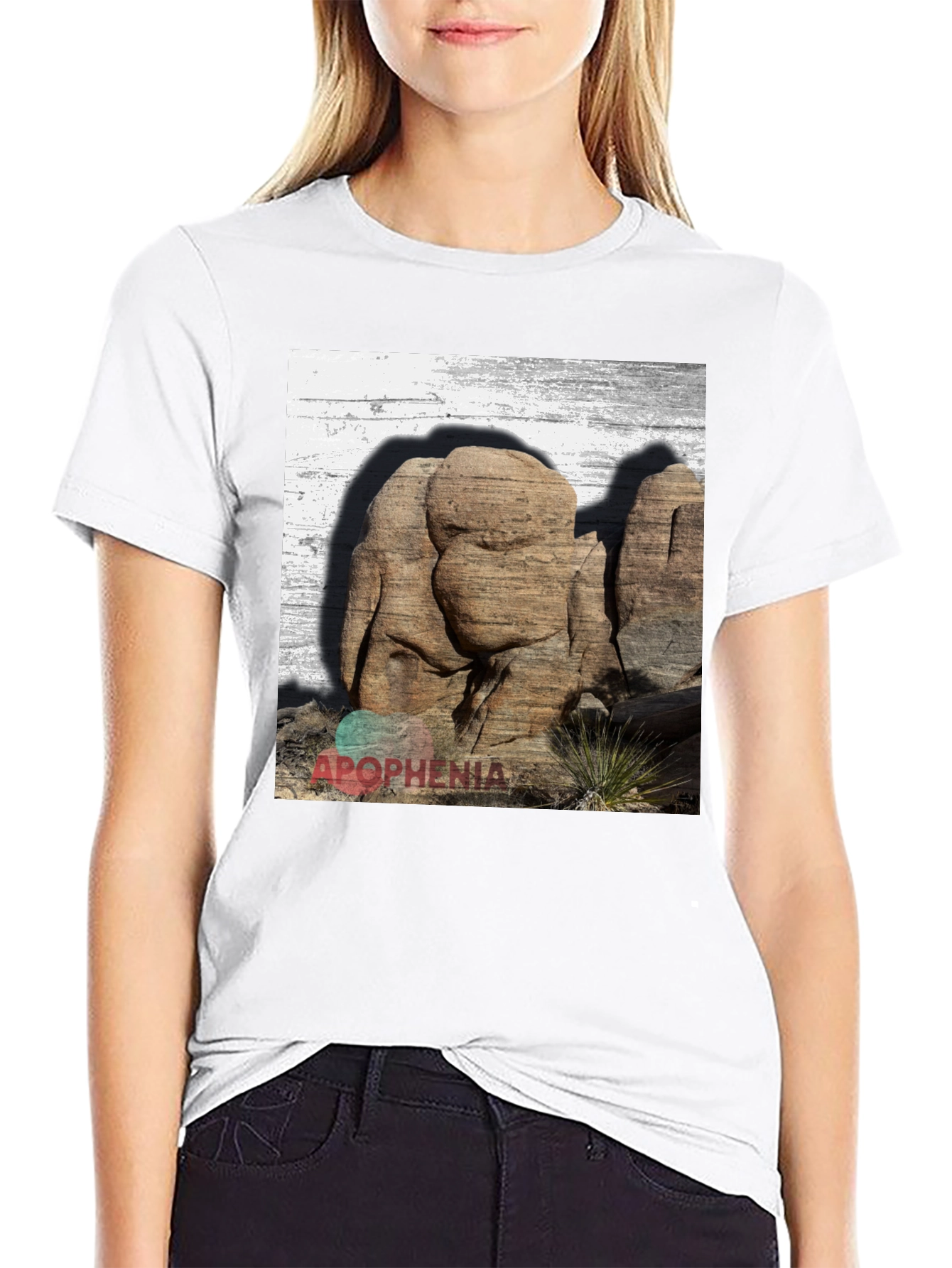 Apophenia Desert Rocks Graphic Tee - Black