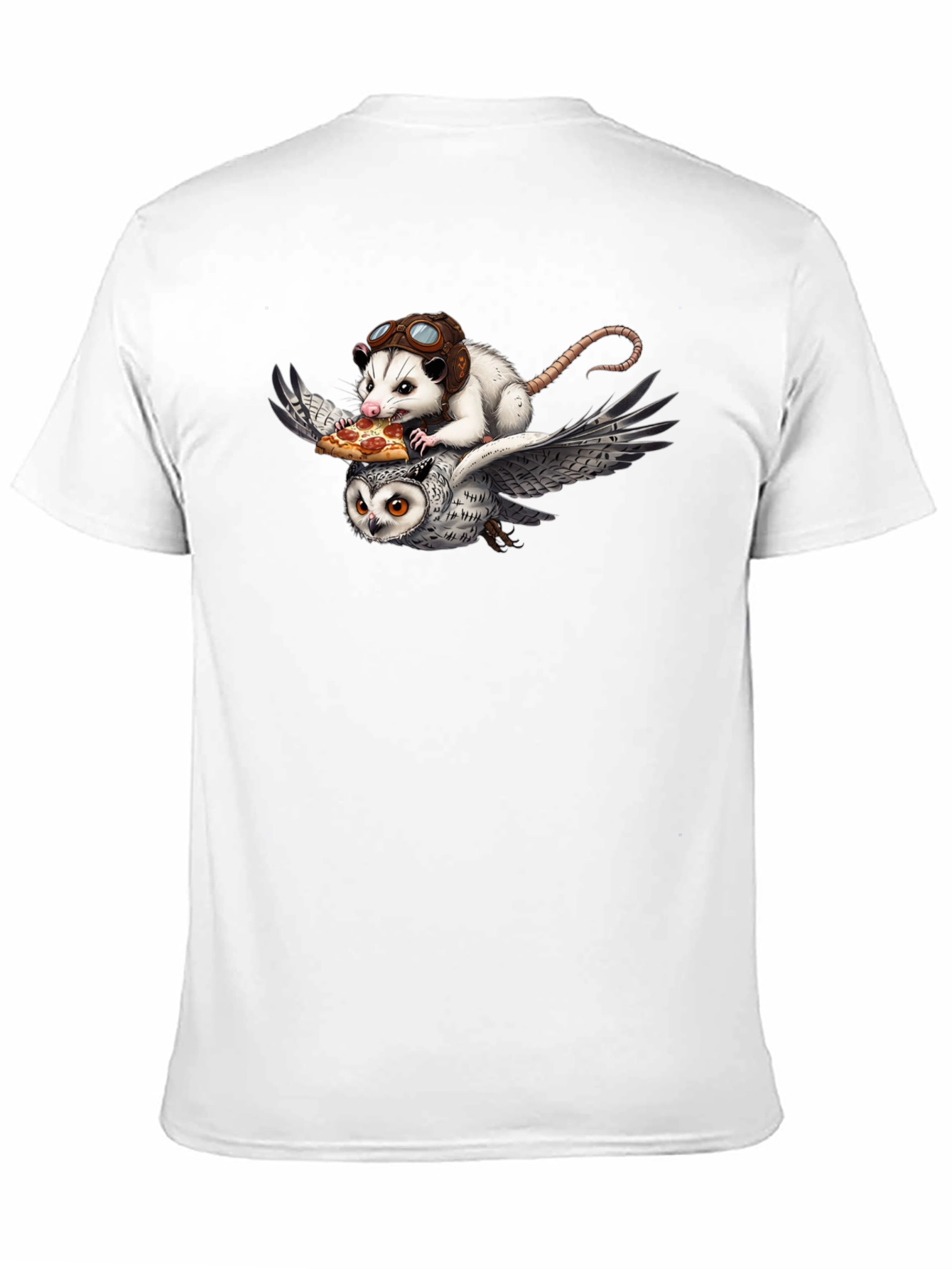Opossum & Owl Pizza Flight T-Shirt
