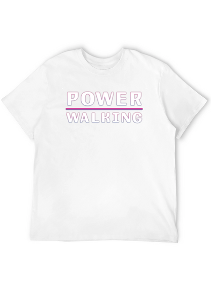 Power Walking Graphic Tee - Black Unisex T-Shirt