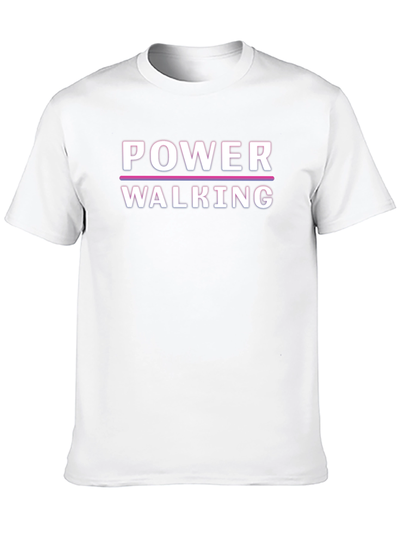 Power Walking Graphic Tee - Black Unisex T-Shirt