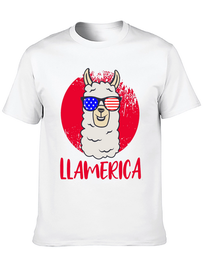 Llamerica Patriotic T-Shirt