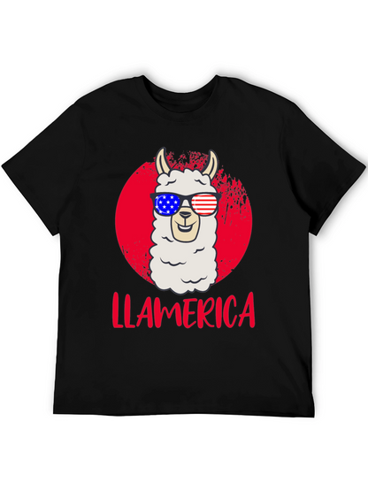Llamerica Patriotic T-Shirt
