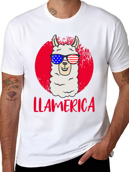 Llamerica Patriotic T-Shirt