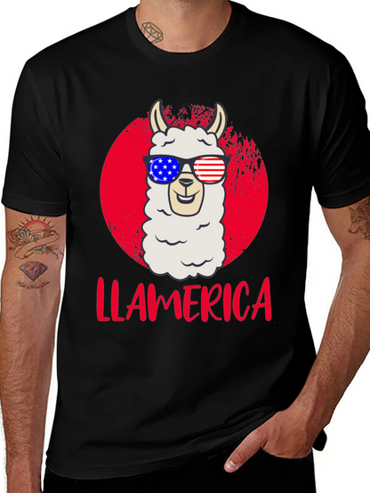 Llamerica Patriotic T-Shirt
