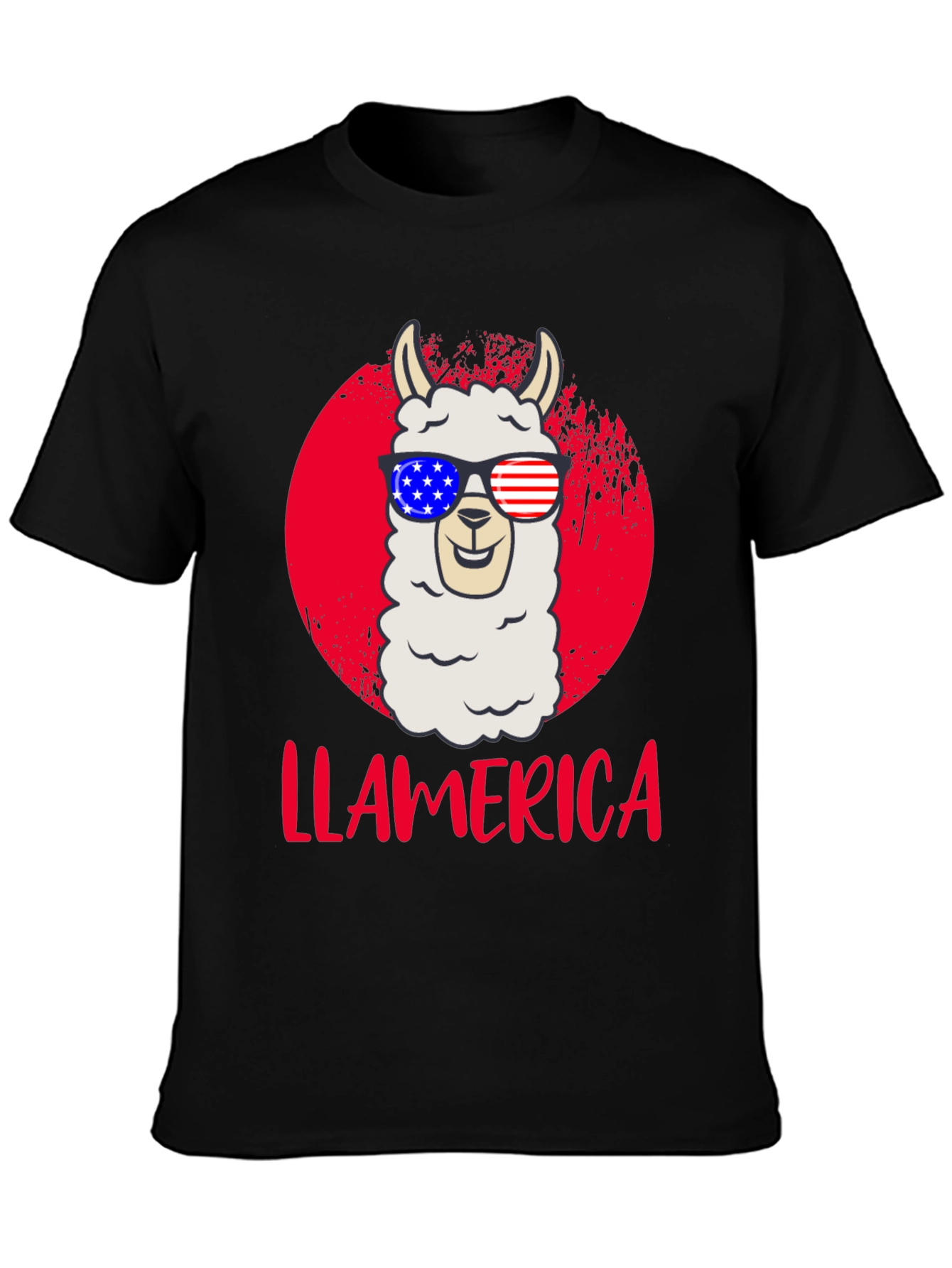 Llamerica Patriotic T-Shirt