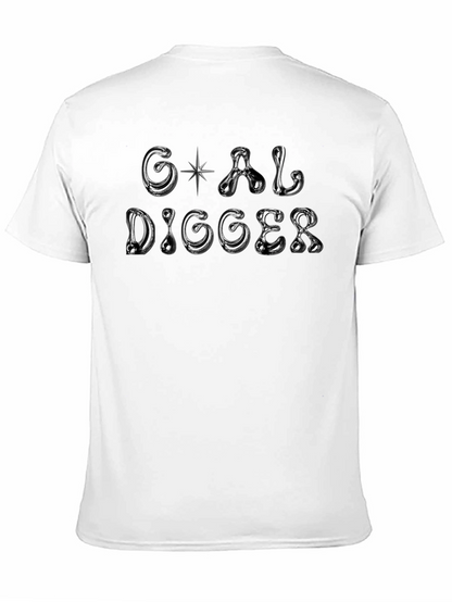 Goal Digger Black T-Shirt Graphic Print