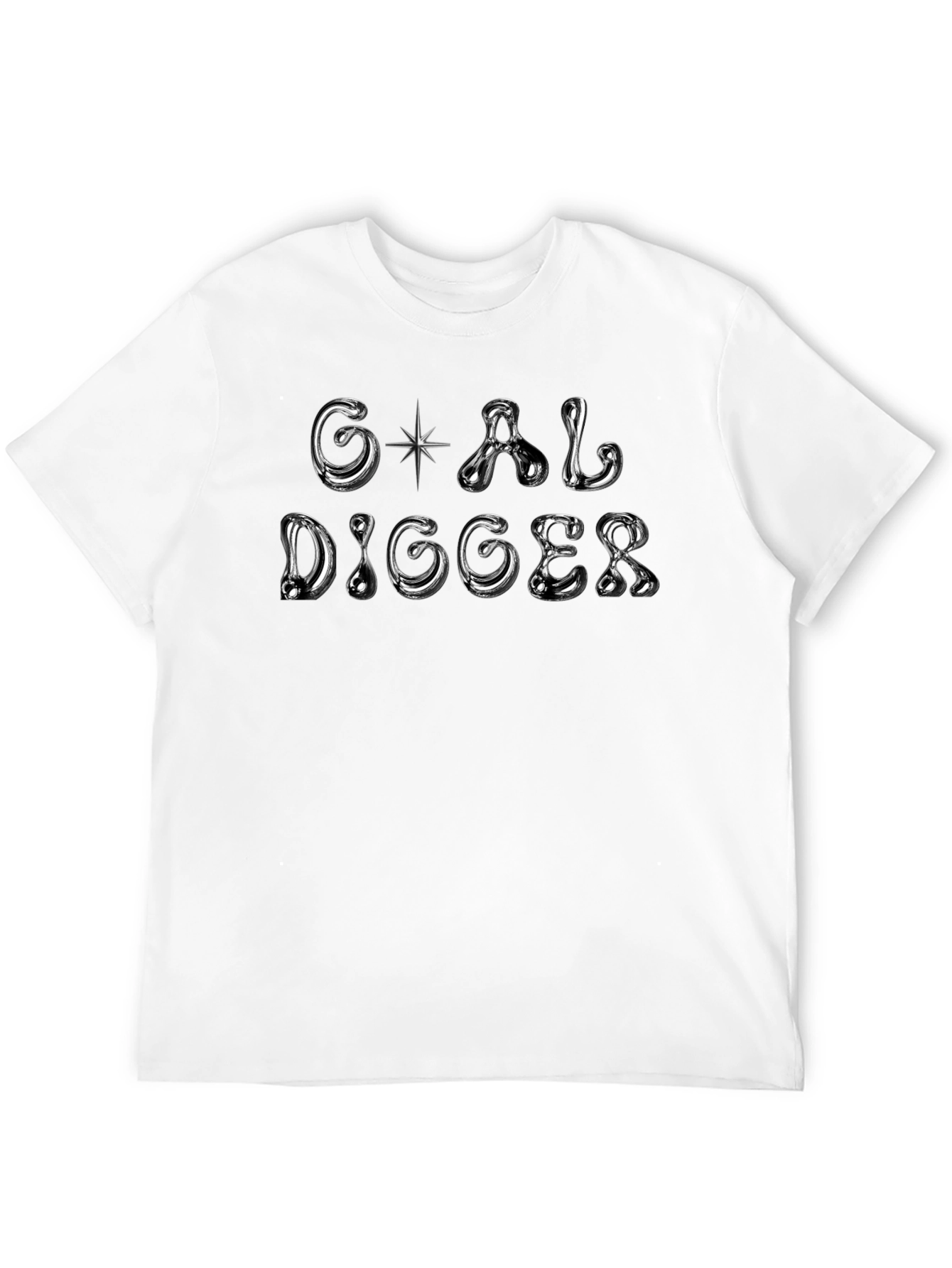 Goal Digger Black T-Shirt Graphic Print