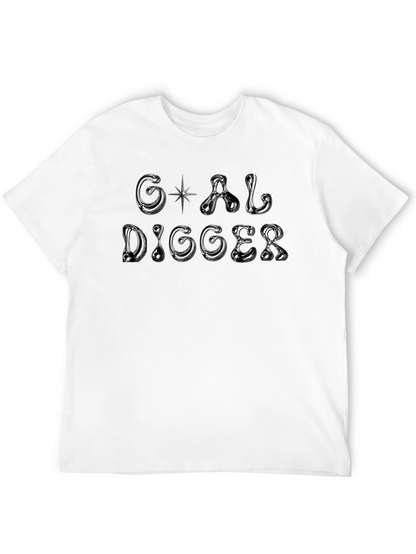 Goal Digger Black T-Shirt Graphic Print