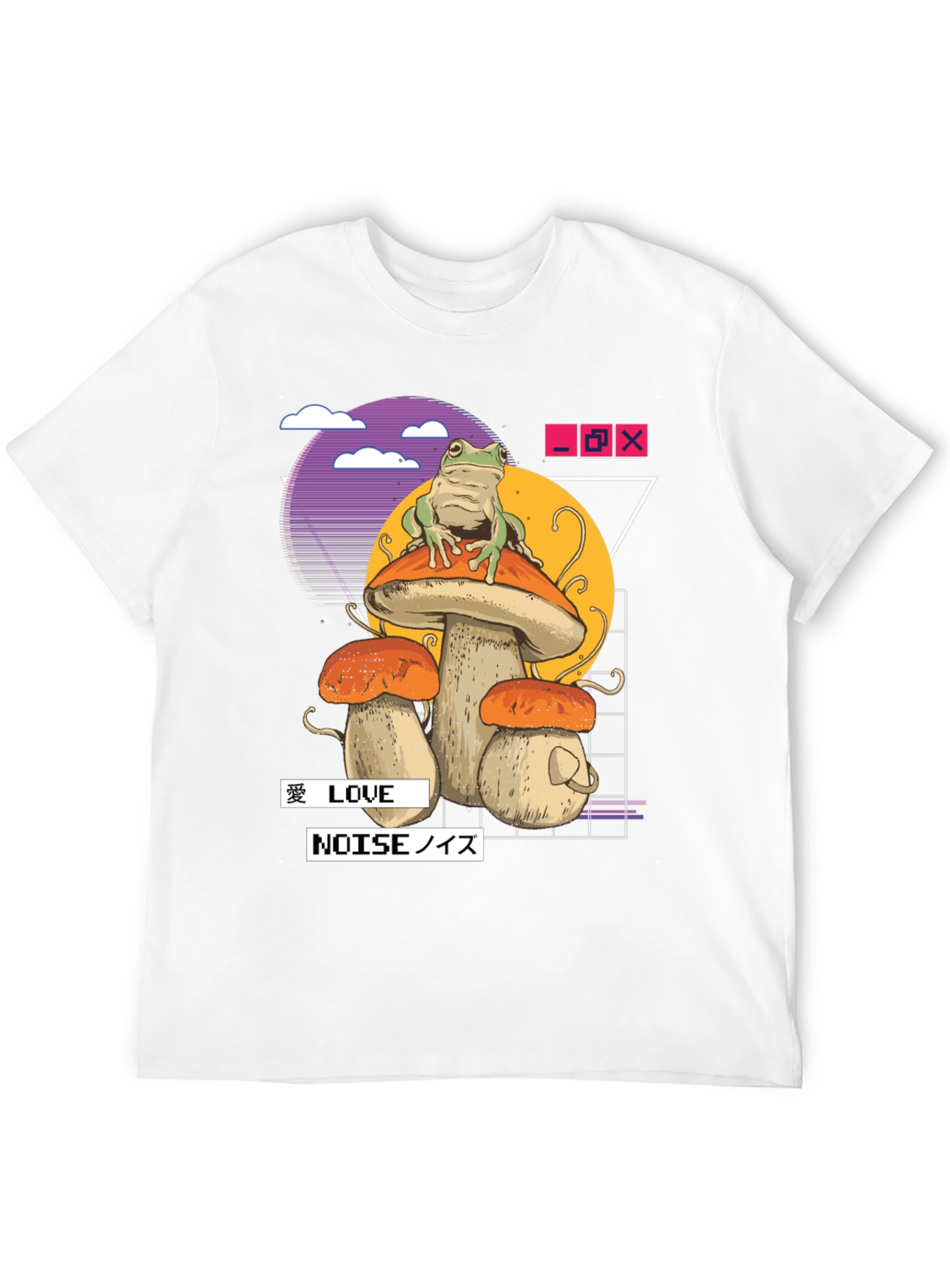Frog on Mushroom Aesthetic T-Shirt