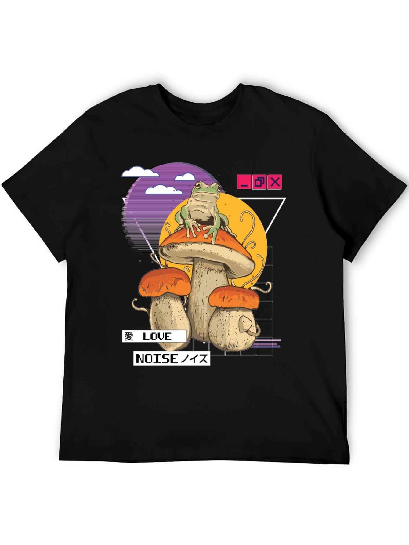 Frog on Mushroom Aesthetic T-Shirt