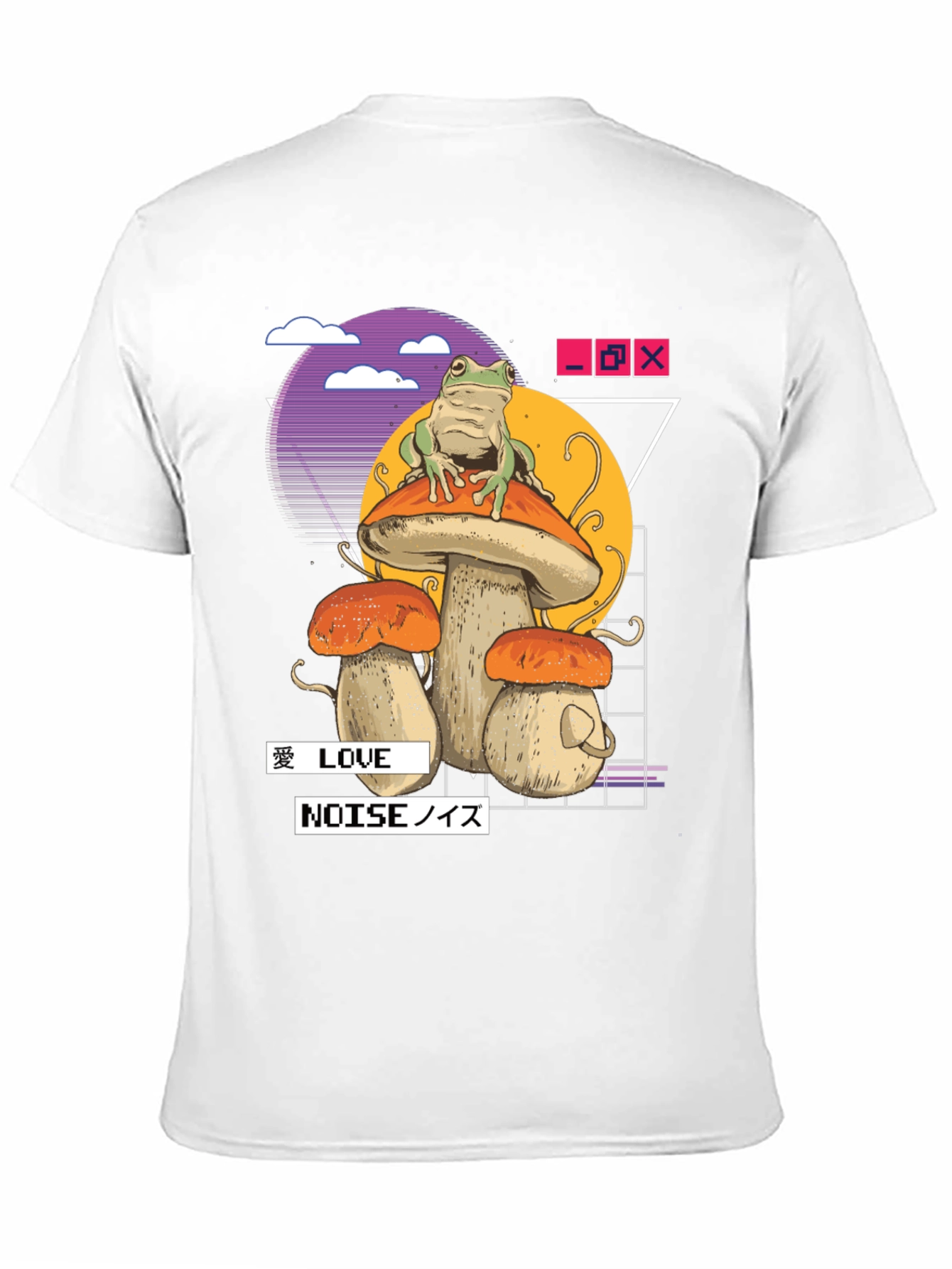 Frog on Mushroom Aesthetic T-Shirt
