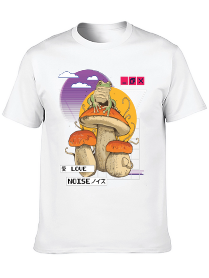 Frog on Mushroom Aesthetic T-Shirt