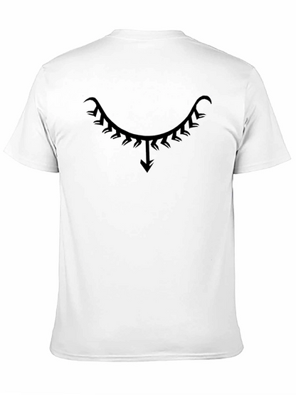 Unique Tribal Design Black T-Shirt
