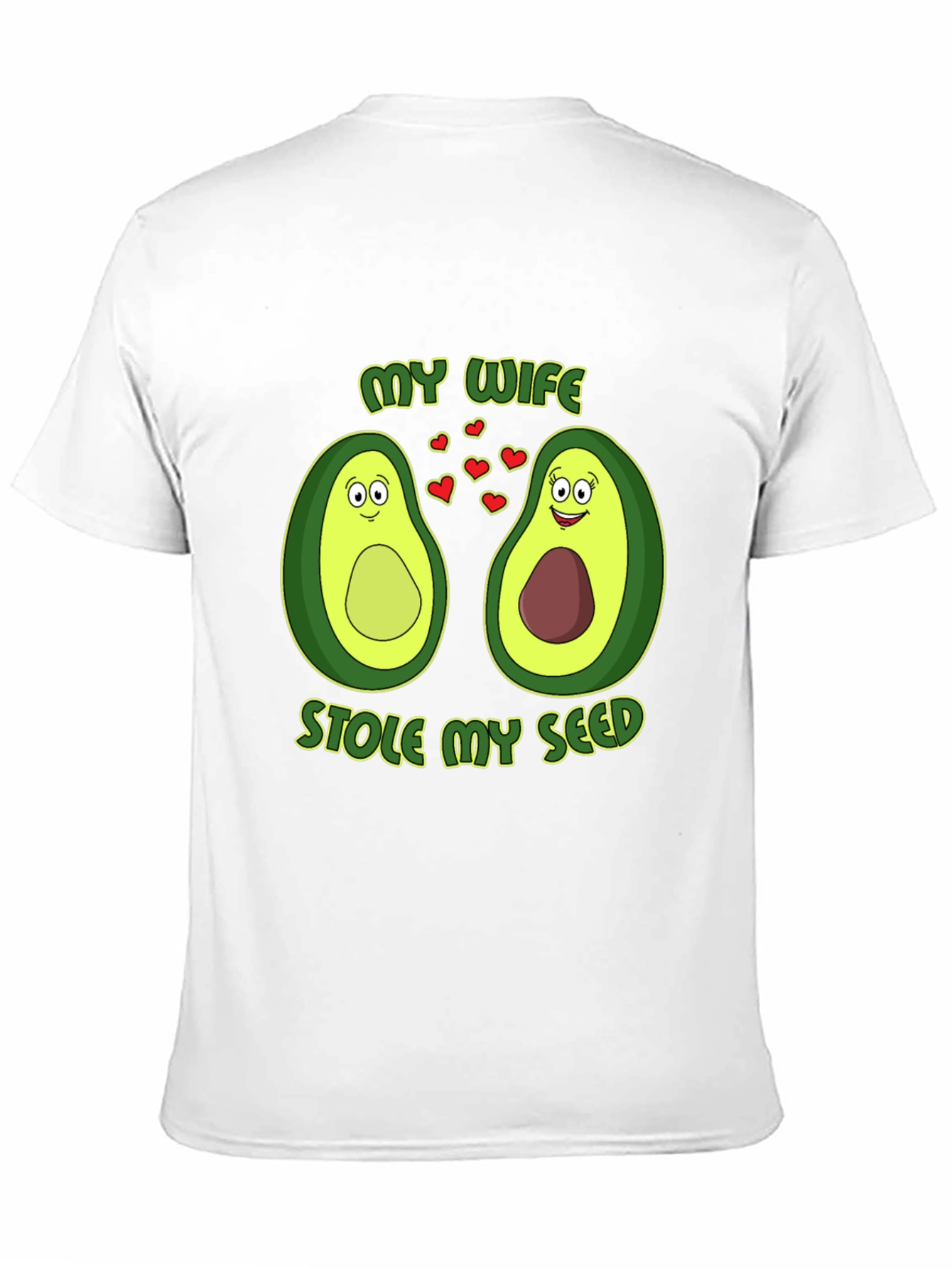 My Wife Stole My Seed Avocado Couple T-Shirt
