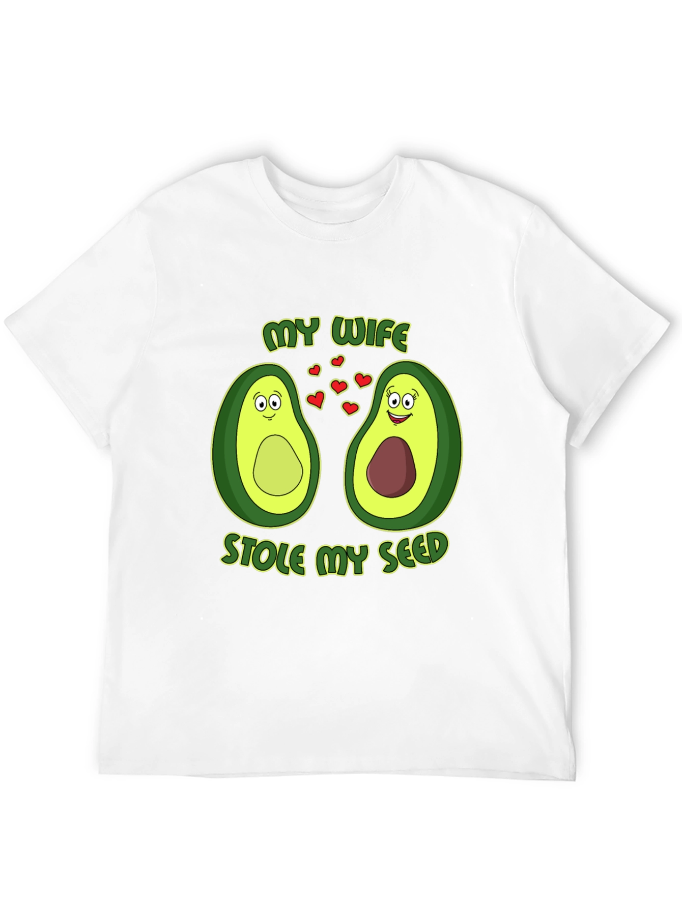 My Wife Stole My Seed Avocado Couple T-Shirt