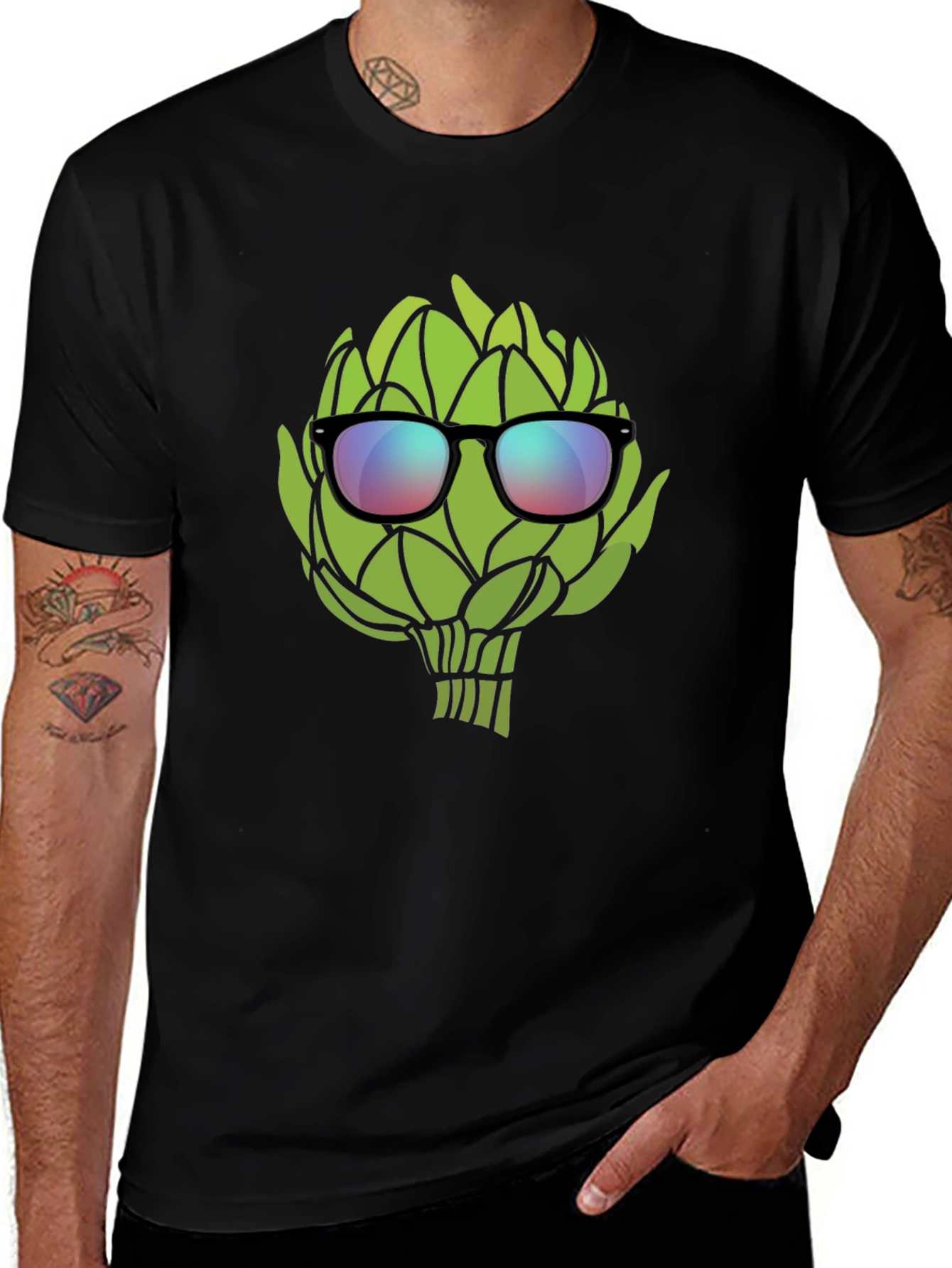 Cool Artichoke T-Shirt - Black
