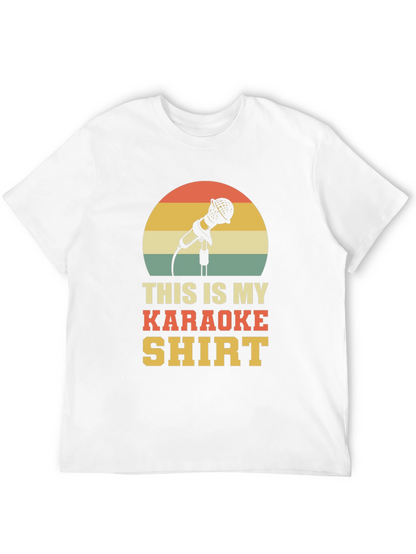 Karaoke Shirt - Retro Microphone Design
