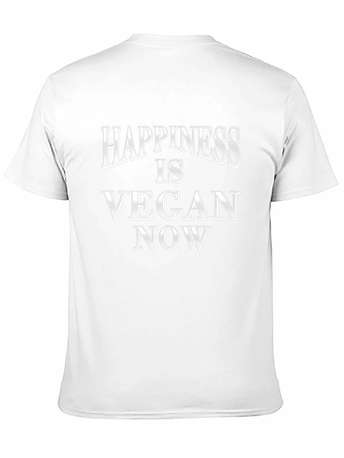 Happiness is Vegan Now - Graphic T-Shirt