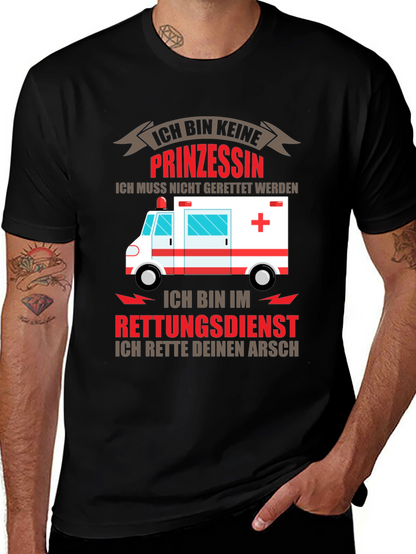 Ich Bin Keine Prinzessin T-Shirt Rescue