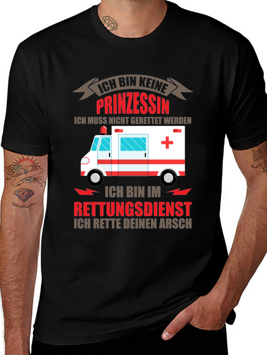 Ich Bin Keine Prinzessin T-Shirt Rescue