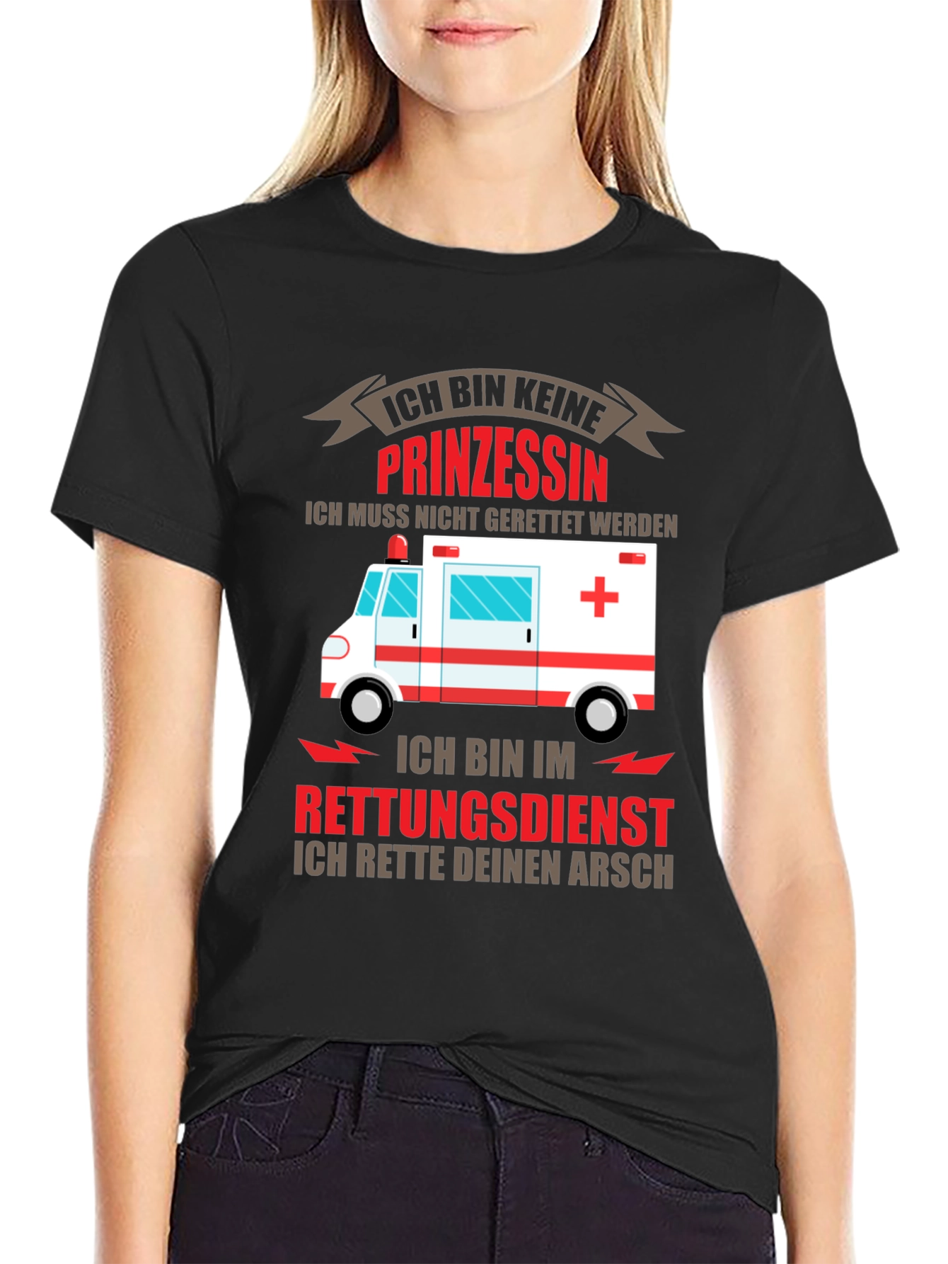 Ich Bin Keine Prinzessin T-Shirt Rescue