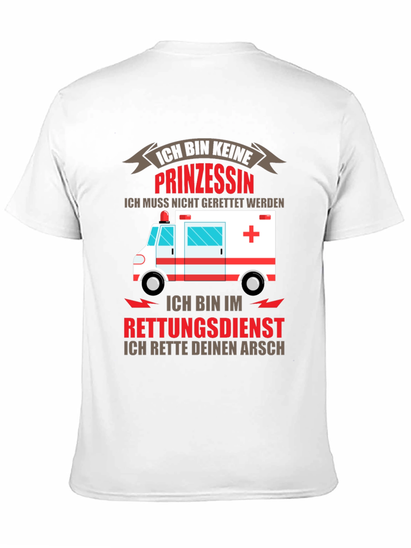 Ich Bin Keine Prinzessin T-Shirt Rescue