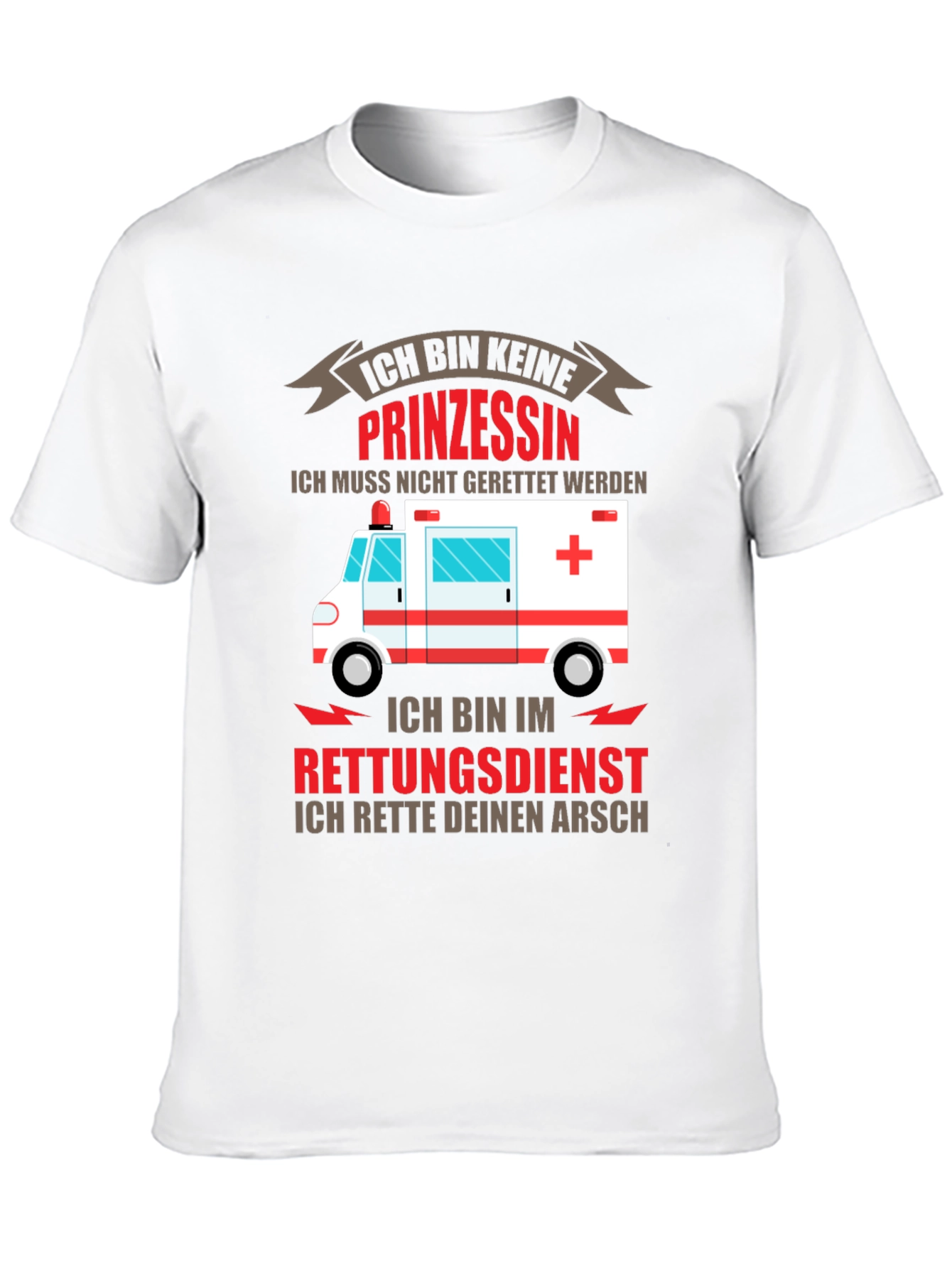 Ich Bin Keine Prinzessin T-Shirt Rescue