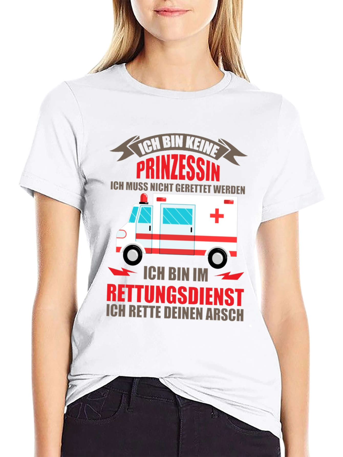 Ich Bin Keine Prinzessin T-Shirt Rescue