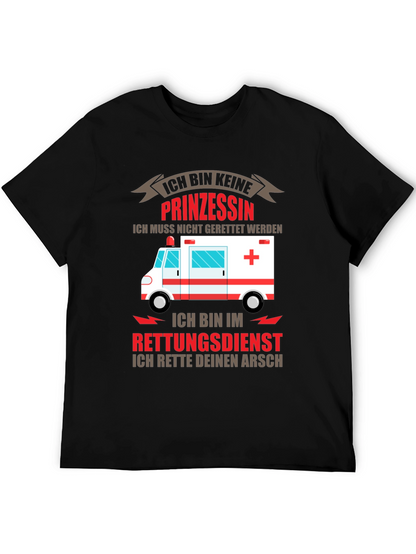 Ich Bin Keine Prinzessin T-Shirt Rescue