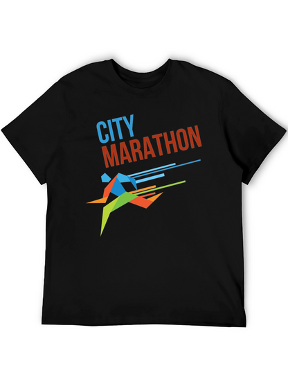 City Marathon Graphic Tee - Stylish Runners Shirt