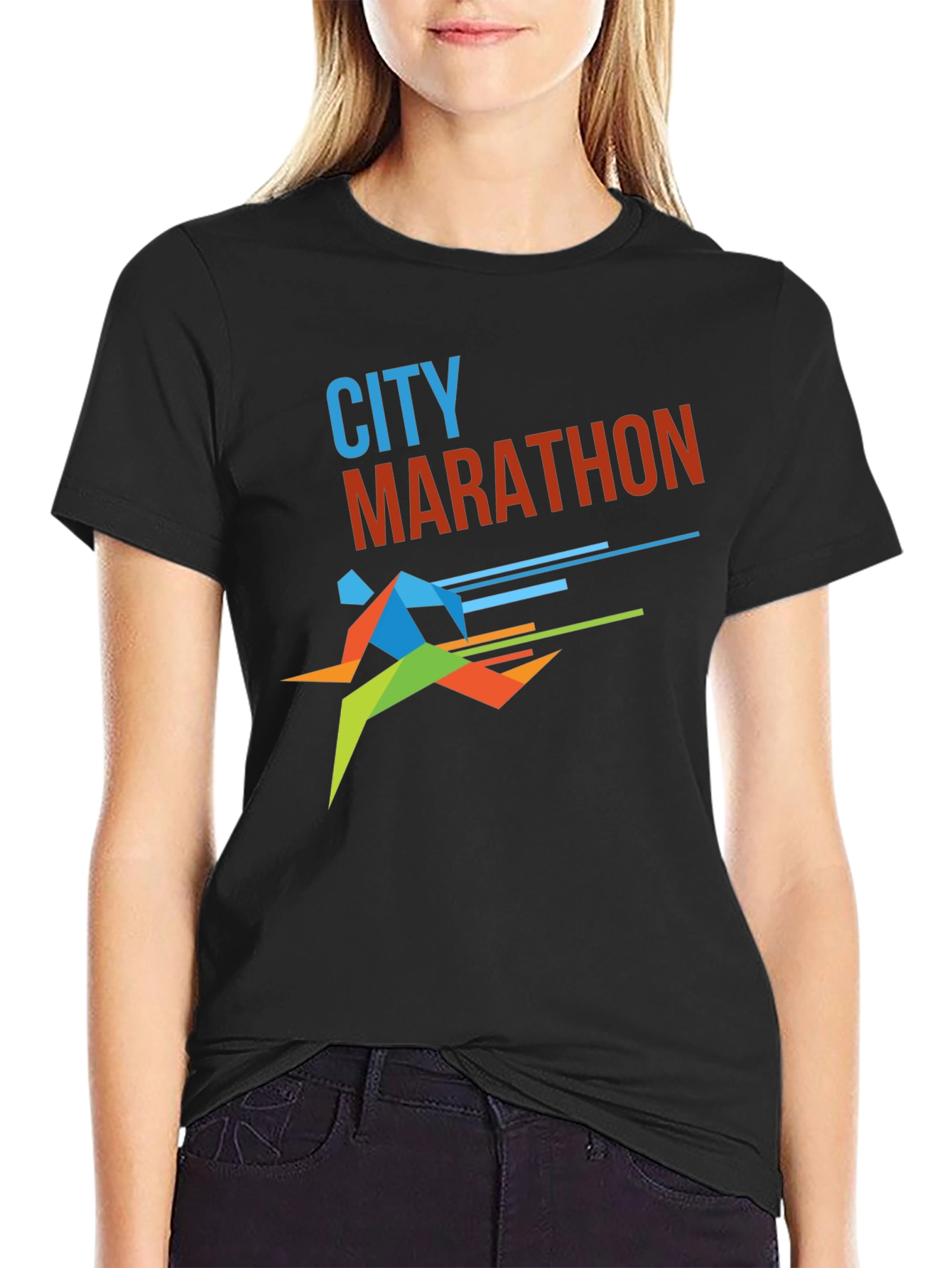 City Marathon Graphic Tee - Stylish Runners Shirt