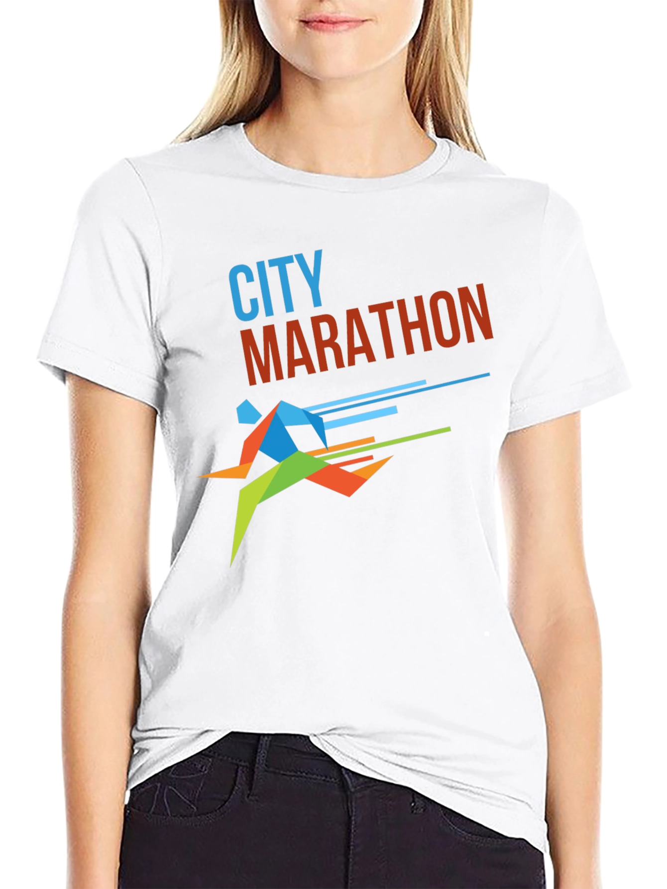 City Marathon Graphic Tee - Stylish Runners Shirt