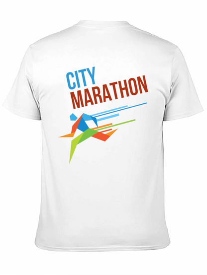 City Marathon Graphic Tee - Stylish Runners Shirt