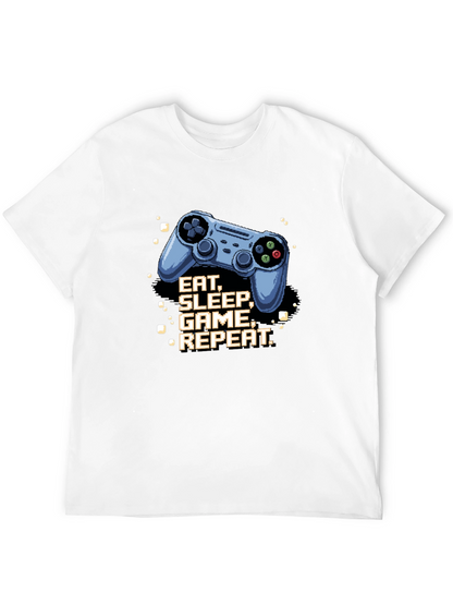 Eat Sleep Game Repeat Gamer T-Shirt