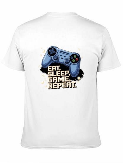 Eat Sleep Game Repeat Gamer T-Shirt