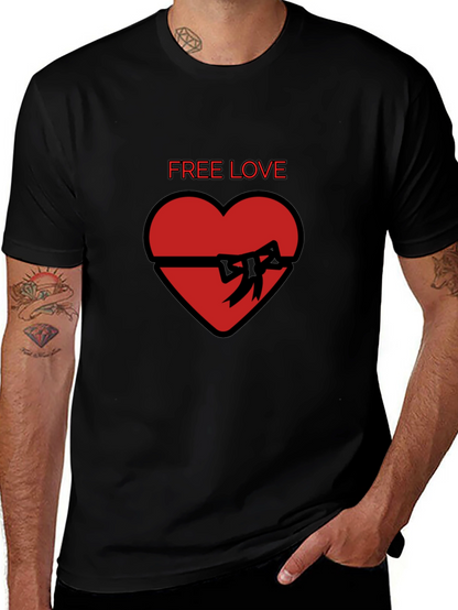 Free Love Heart Gift T-Shirt