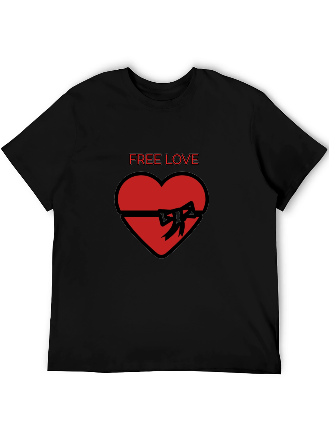 Free Love Heart Gift T-Shirt