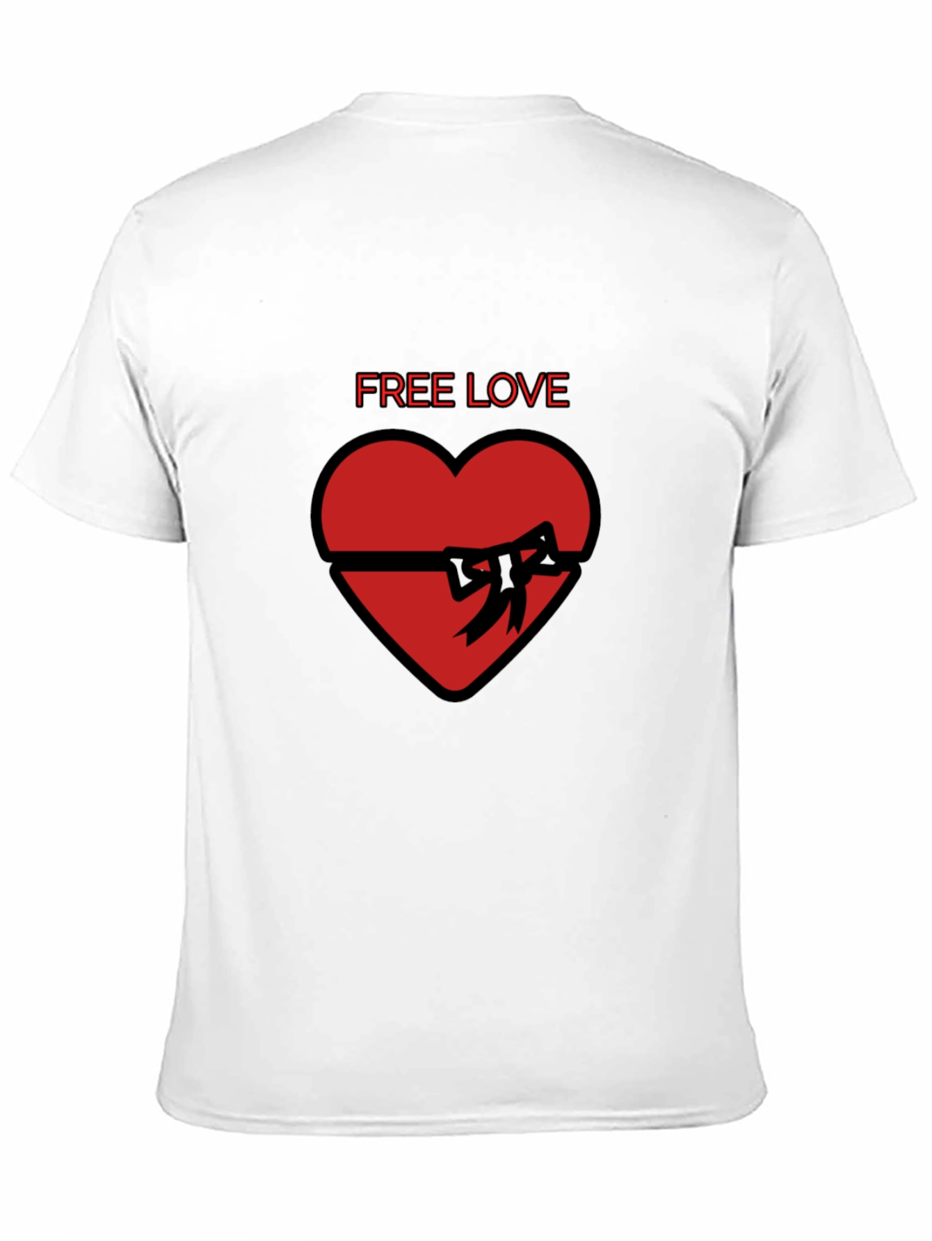 Free Love Heart Gift T-Shirt
